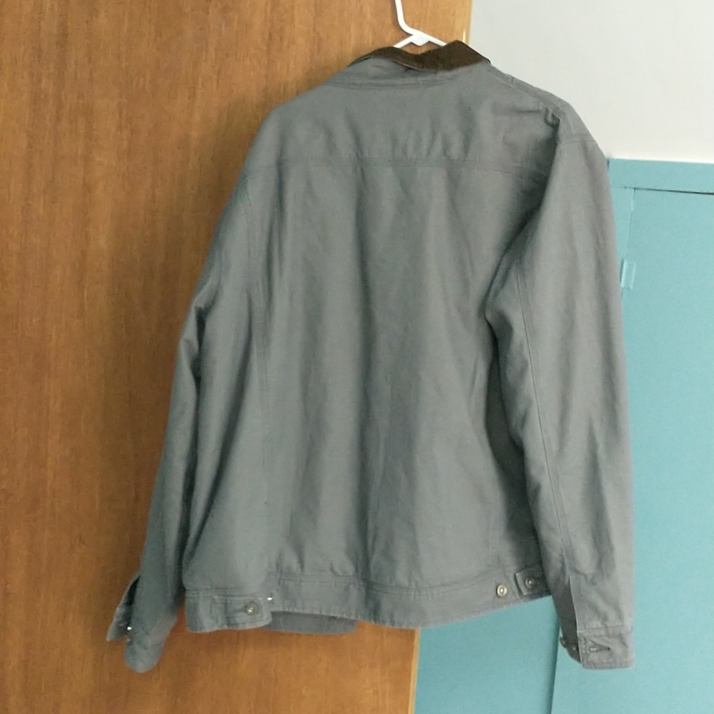 Grey Woolrich lined jacket - Picture 2 of 10